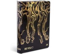 G.P. Agenda Scuola Be You Octopus Nero 2025/2026 Datato 12 Mesi Pocket 17x13 cm + Penna Colorata Omaggio