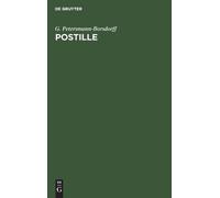 G Petersmann-Borsdorff Postille (Copertina rigida)