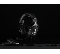 LOGITECH PRO X headset + Stand CUFFIE GAMING, Nero