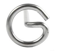G-Shaped Ground Stakes 50 Pack Galvanized Steel 20cm(20cm) | 50 pack G-shape stakes, 20cm length, galvanized steel, strong grip, weather resistant