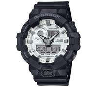G-Shock Casio GA-700 Series GA700WD-1A - Orologio analogico-digitale ad alto contrasto, colore: Nero e bianco brillante