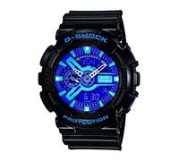 G-Shock Casio Orologio da uomo GA-110 XL serie quarzo 200M WR resistente agli urti, nero/blu/viola, misura unica, XL Combi GA110