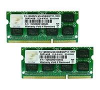 G.Skill 8GB DDR3-1600 SQ 8 GB 2 x 4 GB DDR3 1600 MHz 204-pin F3-12800CL9D-8GBSQ