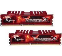 G.Skill - F3-12800CL10D-16GBXL - 16 GB RipJawsx - Memoria RAM (kit 2 x 8 GB, DDR3-1600 MHz, PC3 12800, CL 10), rosso