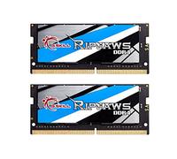 G.Skill RipJaws Series SO-DIMM 16 Go (2 x 8 Go) DDR4 2400 MHz CL16 - Kit Dual Channel 2 barrettes de RAM SO-DIMM PC4-19200 - F4-2400C16D-16GRS (garantie à vie par G.Skill) ( Catégorie : Mémoire PC Portable )