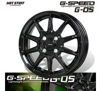 G.SPEED G05 13x4.0 +45 4x100 MBK Black Light Track Rims Kei Wheels set da 4 p...