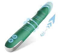 G Spot Beaded Thrust Vibrator, Adult Sex Toys, Dildo Stimulatore Clitorale, 3 in 1 Vibratore, 10 Spinta e Rotazione Twisted Bead Patterns per Intrattenimento Femminile o Coppie
