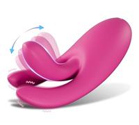 G-Spot Clitorale Ditto Vibratore per Donne - Adulto Sex Toys Dildo Massager in Silicone con 10 vibrazioni e 10 modalità di oscillazione delle dita, vibrante Clitoride Nipple Vaginale Anal Stimulatore