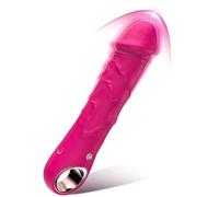 G Spot Dildos realistici vibratori, vibratore del clitorale ad alta frequenza con 10 modalità di vibrazione, stimolatore del clitorale per le donne, potente bastoncino del vibratore donna adulta