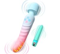 G Spot Vibrator Wand & Bullet Vibrator Set - Vibratori Sex Toys per Donne, Dildo Stimulatore Clitorale con 7 modalità vibranti, Massaggiatore di bastone di riscaldamento impermeabile