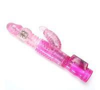 G Spot Vibratore di Coniglio per Donne, Vibrazione di Dildo Macchina del Sesso, Clitoride anale Stimolatore della Vagina Giocattoli Adulti del Sesso per Coppie Principianti Maturbazione (Pink)