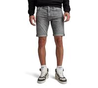 G-STAR 3301 Slim Denim Shorts, Pantaloncini Uomo, Grigio (Faded Grey Neblina D10481-d535-g324), 38