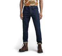G-STAR 3301 Slim Fit Jeans Uomo, Blu (Worn In Deep Marine 51001-b767-c602), 30W / 34L