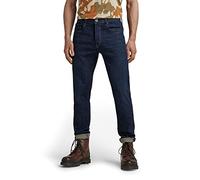 G-STAR 3301 Slim Fit Jeans Uomo, Blu (Worn In Deep Marine 51001-b767-c602), 31W / 34L