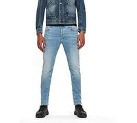 G-STAR 3301 Slim Jeans, Jeans Uomo, Blu (Lt Indigo Aged 51001-8968-8436), 33W / 32L