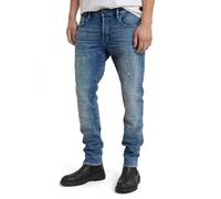 G-STAR 3301 Slim Jeans, Jeans Uomo, Blu (Sun Faded Blue Donau Restored 51001-d441-g644), 28W / 32L