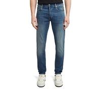 G-STAR 3301 Slim Jeans, Jeans Uomo, Blu (Vintage Medium Aged 51001-8968-2965), 33W / 32L