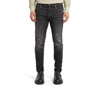 G-STAR 3301 Slim Jeans, Jeans Uomo, Blu (Worn in Black Metal Restored 51001-d497-h101), 32W / 32L