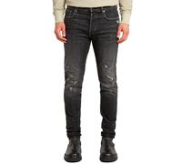 G-STAR 3301 Slim Jeans, Jeans Uomo, Blu (Worn in Black Metal Restored 51001-d497-h101), 35W / 30L