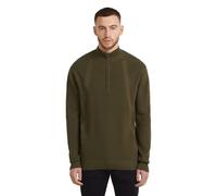 G-STAR 8719965012981 Structure Half Zip Knit, Verde (Dark Olive D26726-c868-c744), M