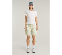 G-STAR Adjustble Slim R T Wmn T-Shirt, Bianco (Lt Chalk D26227-d511-1284), S Donna