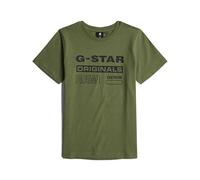 G-STAR Bambini e Ragazzi Kids T-Shirt G-STAR Originals, Verde scuro (sage D24912-01-724), 6 anni