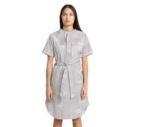G-STAR Belted Dress SS Wmn Abito Casual, Multicolore (Petrol Raw Lines D26157-d386-h066), S Donna