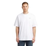 G-STAR Boxy Base R T T-Shirt, Bianco (White D26817-d593-110), L Uomo