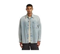 G-star - Boxy Fit Overshirt - - Shirts - Uomo - Blu - S