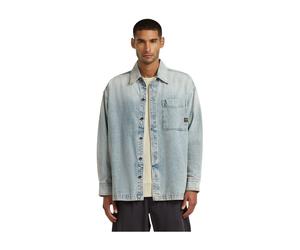 G-star - Boxy Fit Overshirt - - Shirts - Uomo - Blu - S