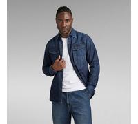 G-Star Camicia Uomo Dakota D23616-D252 Slim Fit Maniche Lunghe Blu XL