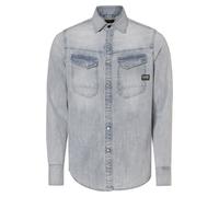 G-STAR Uomo Dakota Slim Shirt, Blu (sun faded blue mist D23616-D252-G342), XL