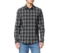 G-Star, Camicia da uomo, Shirt, Straight, Stalt regular shirt, Grigio/Nero, L