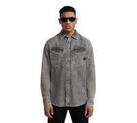 G-Star Camicia Slim Dakota Uomo, Sun Faded Graphite Grey D23616-d540-h162, S