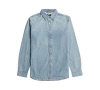 G-STAR Clean Slim Camicia, Multicolore (Sun Faded Pacific Blue D27681-d539-h466), S