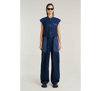 G-Star Cocoon S/l Jumpsuit Faded Indigo Patched Taglia: M | Tute Outlet | Donna | Blu