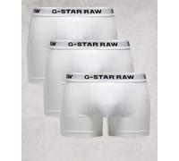 G-Star - Confezione da 3 boxer bianchi-Bianco S