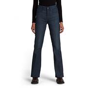 G-STAR Donna 3301 High Flare Jeans, Nero (worn in leaden D01541-C922-C776), 27W / 30L