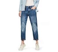 G-STAR Donna 3301 Mid Boyfriend Diamond Jeans, Blu (lt vintage aged diamond restored D12845-9657-A280), 26W / 30L