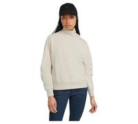 G-STAR Donna Asymmetric Button Mock Sweater, Bianco (chalk D25296-D704-127), S