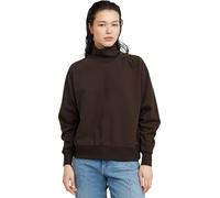 G-STAR Donna Asymmetric Button Mock Sweater, Marrone (chocolate plum D25296-D704-G692), S