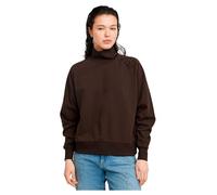 G-STAR Donna Asymmetric Button Mock Sweater, Marrone (chocolate plum D25296-D704-G692), XS