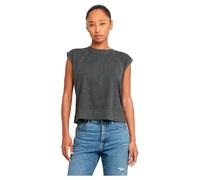 G-STAR Donna Back Zip Overdyed Top, Nero (dk black gd D26421-C261-B564), XS