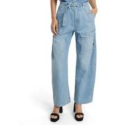 G-STAR Donna Belted Cargo Loose Jeans, Blu (sun faded blue mist D24361-D252-G342), 27W / 32L
