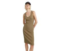 G-STAR Donna Bodycon Ribbed Knitted Tank Dress, Marrone (coriander D24659-D605-G290), XL