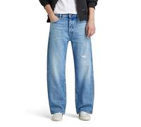 G-STAR Donna Bowey 3D Boyfriend Ankle Jeans, Blu (sun faded ripped blue donau D24329-D436-G670), 33W / 32L