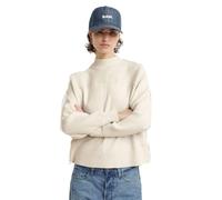 G-STAR Donna Boxy Mock Jumper, Multicolore (chalk htr D25218-D771-128), L