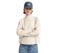 G-STAR Donna Boxy Mock Jumper, Multicolore (chalk htr D25218-D771-128), XL