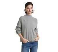 G-STAR Donna Boxy Mock Jumper, Multicolore (grey alloy htr D25218-D771-G902), S