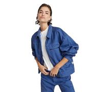 G-STAR Donna Coach Bomber Jacket, Blu (faded blue papillon gd patched D24569-D300-G366), XS